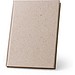 TEAPAD RIGID. Notizbuch A5 mit Hardcover aus Teeblattverwertung (65%), Natur