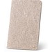 TEAPAD SOFT. Notizbuch A6 mit flexiblem Cover aus Teeblattverwertung (65%), Natur