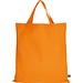 Fairtrade Baumwolltasche mit kurzen Henkeln, mandarin