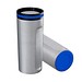 Thermobecher RETUMBLER-mySTEELONE, silber/blau