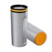 Thermobecher RETUMBLER-mySTEELONE, silber/orange