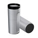 Thermobecher RETUMBLER-mySTEELONE, silber/schwarz