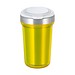 Thermobecher RETUMBLER-myVIVERO, silber/weiß/gelb