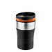 METMAXX® Thermobecher Voila, 250 ml, schwarz/orange