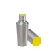 Thermotrinkflasche RETUMBLER-myDRINQEO 500, silber/gelb