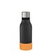 Thermotrinkflasche RETUMBLER-myNIZZA II 420 CERAMIC, schwarz, Sleeve orange