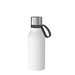 Thermotrinkflasche RETUMBLER-myNIZZA II 420 CERAMIC, weiß, Ring anthrazit