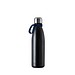 Thermotrinkflasche RETUMBLER-NIZZA, schwarz, Ring dunkelblau