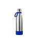 Thermotrinkflasche RETUMBLER-NIZZA, silber, Sleeve blau