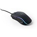 THORNE MOUSE RGB. Gaming-Maus mit 1.5 m Kabel und RGB-LED-Leuchten aus ABS, Schwarz