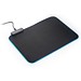 THORNE MOUSEPAD RGB. Gaming-Mauspad mit RGB-LED-Leuchten aus Polyester, Schwarz