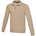 Tin Aware™ Pullover mit Half-Zip Reißverschluss aus recyceltem Material Unisex, Oatmeal, 2XS