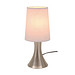 Tischlampe TOUCH ME,silber, weiß