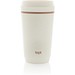 Topl-Becher aus rec. Kunststoff mit 360-Grad-Deckel 354ml, weiß