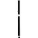 TOUCH. Rollerball aus Edelstahl mit Touchpen-Spitze, Schwarz