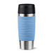 EMSA Travel Mug Classic Wave Isolierbecher, 360 ml, pastellblau