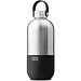 Trinkflasche Edelstahl, Schwarz 1000ml, Schwarz