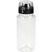Trinkflasche Oasis, 400 ml, transparent/schwarz
