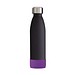Trinkflasche RETUMBLER-myTOULON GLASS, schwarz, Sleeve lila