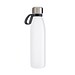 Trinkflasche RETUMBLER-TOULON GLASS, weiß, Ring schwarz