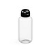 Trinkflasche Sports, 700 ml, RENEW, transparent/schwarz