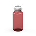 Trinkflasche Sports colour 0,7 l, transparent-rot