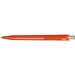 uma® BEAT transparent Druckkugelschreiber, orange