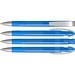 uma® LOOK grip transparent M SI Druckkugelschreiber, hellblau