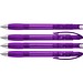 uma® MEMORY transparent SI Druckkugelschreiber, violett