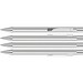 uma® STRAIGHT SI B Druckbleistift, silber