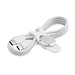 USB-C Kabel mit Kabelbinder REEVES-CONVERTICS TIE, silber