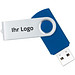 USB-Stick in Metallbox, 8 GB, blau