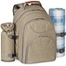 VILLA. Thermischer Picknick-Rucksack aus 600D, hochdichtem, recyceltem Polyester, Hellbraun