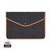 VINGA Bosler 16 Zoll Laptop-Tasche aus GRS recyceltem Canvas, schwarz