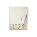 VINGA Saletto Decke aus Wollgemisch, weiß, beige