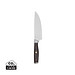 VINGA Tara Chef-Messer aus RCS recyceltem Stahl, Stahl, braun