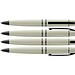 uma® Metall-Kugelschreiber VIP, blaue Mine, hellbeige-gummiert