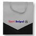 Joytex® Vliestasche Arrow, hellgrau/schwarz