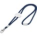 WEAVE. Lanyard aus Polyester, Blau