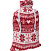 Weihnachtliche Kuscheldecke, rot