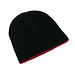 Wendemütze NORDIC,rot, schwarz