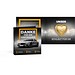 Werbekarte mit Lindt Schokoladen Herz 5 g, gold, inkl. Druck