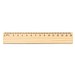 WESLEY 15. Lineal aus Kiefernholz mit 15 cm Skala, Naturhell