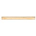 WESLEY 30. Lineal aus Kiefernholz mit 30 cm Skala, Naturhell