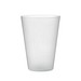 Wiederverwendbarer Becher 300ml FESTA LARGE, Transparent Weiß