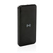 Wireless Powerbank aus RCS Standard recyceltem Kunststoff, schwarz
