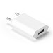 WOESE. Netzadapter USB-A 5W aus recyceltes ABS (100% rABS), Weiß