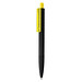 XD COLLECTION Druckkugelschreiber X3 mit Smooth-Touch, blaue Mine, gelb/schwarz
