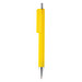 XD COLLECTION Druckkugelschreiber X8 mit Smooth-Touch, blaue Mine, gelb
