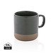 XD COLLECTION Becher aus glasiertem Keramik, grau